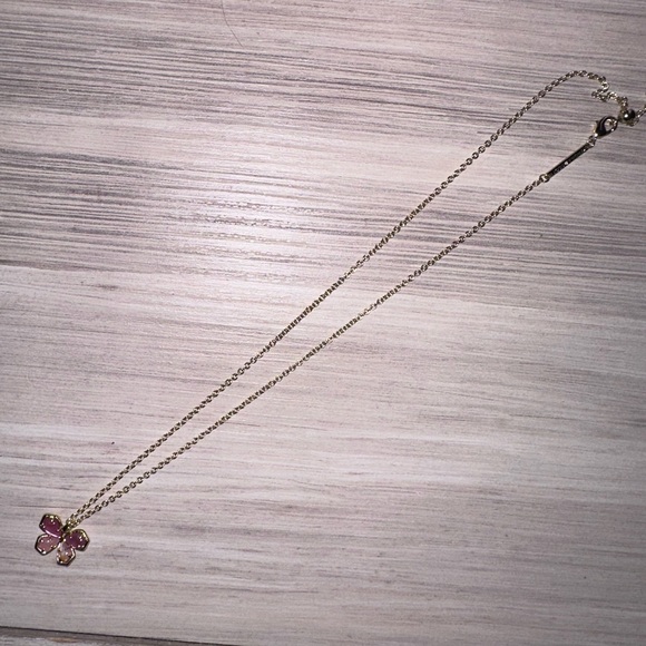 Kendra Scott Gold and Pink Butterfly Pendant Necklace - Picture 2 of 12
